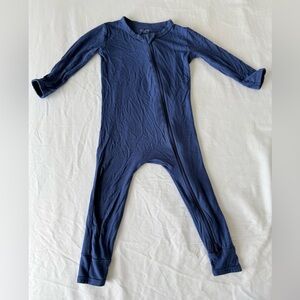 Kyte BABY Zippered Romper in Blue